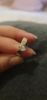 £550 • Buy 14ct .50ct Diamond Solitaire Ring