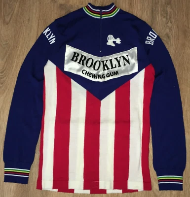 $89.99 • Buy Brooklyn USA Flag Merino Wool Magliamo Reissue Long Sleeve Cycling Jersey Size S