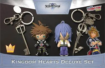 Nycc 2016 Kingdom Hearts Deluxe Keyring Set Monogram Limited Riku Sora Keyblade • $49.99