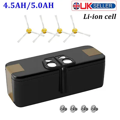 Battery Li-ion 5.0AH For IRobot Roomba 500 600 700 800 595 620 650 780 790&Brush • £14.90