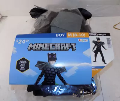 Minecraft Ender Dragon Gamer Costume Disguise Size Boy M 8-10 • $16.98