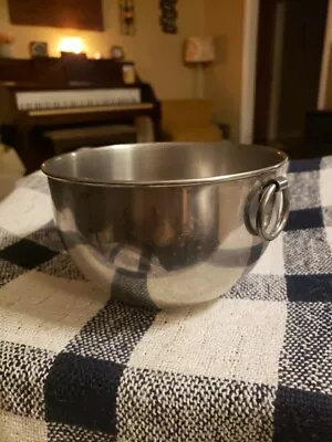 Vintage Revere Ware 2 Qt Stainless Steel Mixing Bowl With Round O Ring Pre 1968 • $25