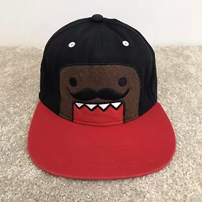 Domo Kun Snapback Baseball Cap Mustache Face Embroidered Y2K • $39.99