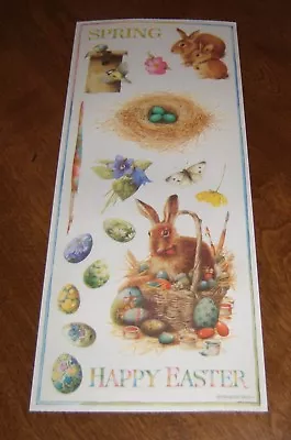 Colorbok Big Sticker By Marjolein Bastin ~ Springtime...Rabbits Nest Basket... • $2.99