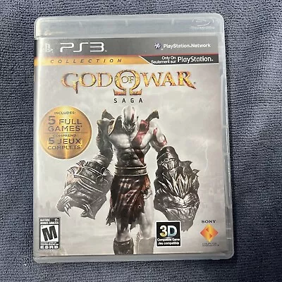 God Of War Saga (Sony PlayStation 3 2012) PS3 Complete Very Good • $36