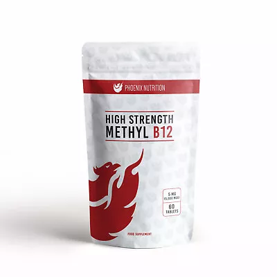 High Strength Methyl B12 5mg Tablets From  5000mcg Methylcobalamin Vitamin B12 • £24.99