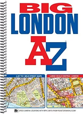 Big London Street Atlas (London Street A... By Geographers A-Z Map  Spiral Bound • £13.99