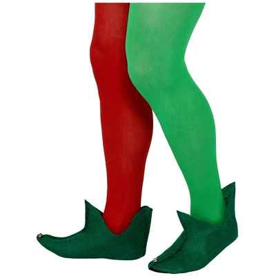 $7.40 • Buy Elf Boots Adult Or Teen Green Medieval Jester Shoes Christmas Costume Accessory