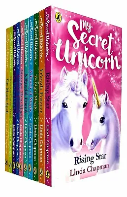 My Secret Unicorn Collection 10 Books Set By Linda Chapman Paperback NEW • £15.90