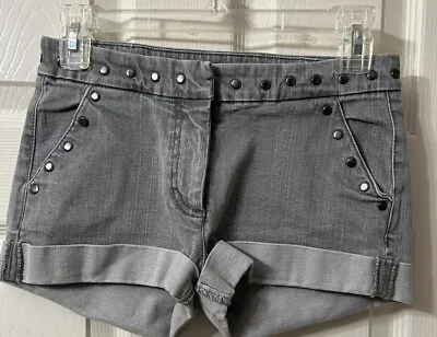 Alexander McQueen For Target Women Gray Denim Shorts S • $30
