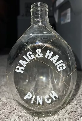 Vintage Haig & Haig Pinch Liquor Bottle. Unique Indented Design • $9.99