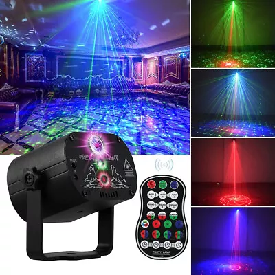 1024Pattern LED RGB Laser Stage Light Projector DJ Disco KTV Show Party Lighting • $17.99