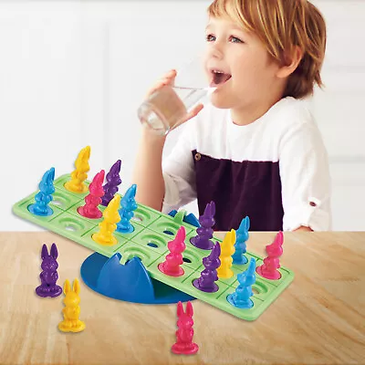 Puzzle Desktop Fun Game Rabbit Seesaw Family Party Exercise Children's Computing • $11.89