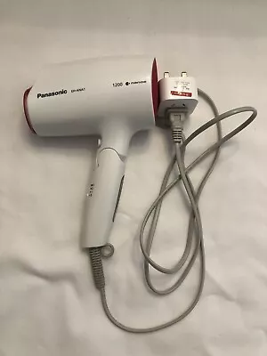 £45 • Buy Rare Panasonic Nanoe EH-ANA1 1200W Travel Folding Hair Dryer White/Pink VGC