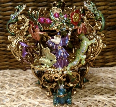 $448 • Buy Kirks Folly Wizard Candle Holder, 1990's, Magic, Mystical, Dragon, Vintage, EUC