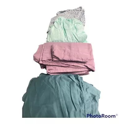 Twin Bed Sheets Lot Of 4 PLUS Memory Foam Pillow • $40