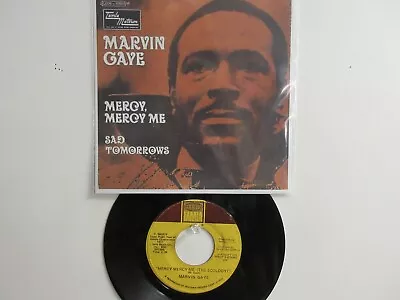  💥' MARVIN GAYE ' HIT 45+PICTURE [MERY MERCY ME (The Ecology)]   1971  ! 💥 • $13.99