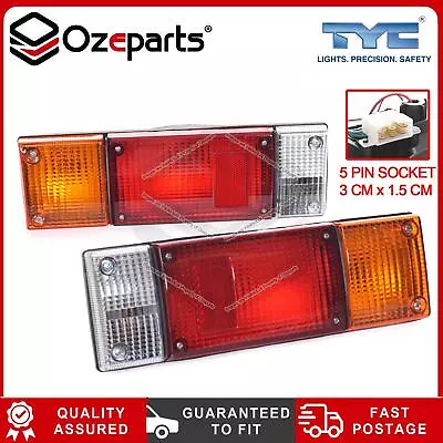 Pair LH+RH Tail Light Lamp For Nissan Navara D21 D22 D40 D23 NP300 Tray Cab • $39.60