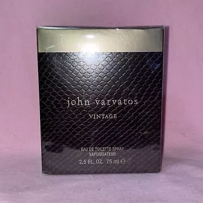 John Varvatos Vintage Eau De Toilette Spray  2.5 Fl Oz Brand New Factory Sealed • $45.95