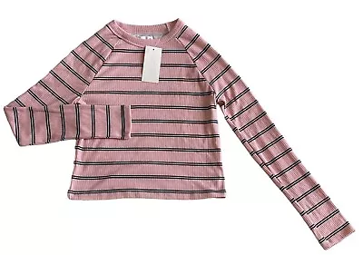 Epic Threads Girls Striped Knit Top Dusty Pink Size Medium • $7