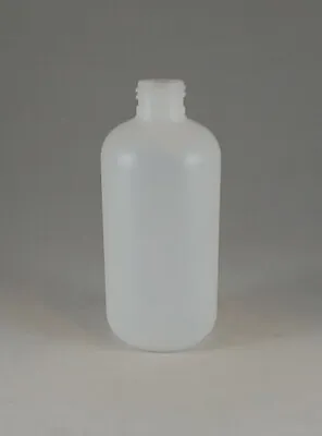 Natural HDPE 8oz Boston Round Plastic Bottles-bottle Only Bulk/wholesale • $5.99