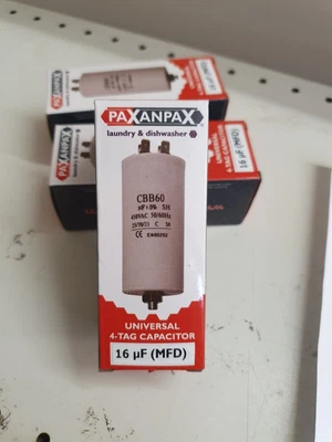 £7.95 • Buy 16uf 450v Capacitor CBB60 For Electric Induction Motor/Engine Start Run