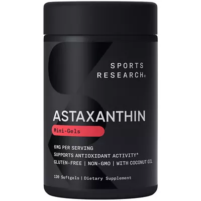 Astaxanthin Supplement From Algae - For Antioxidant Activity Skin & Eye Health • $26.95