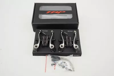 New TRP CX8.4 Black Mini-V Linear Pull Cyclocross Bicycle Brake Set Front & Rear • $109.99