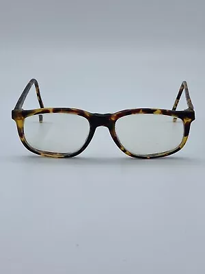 Vintage Ray Ban Wayfarer Yellow Tortoise Print Reading BauschLomb For Frame Only • $120