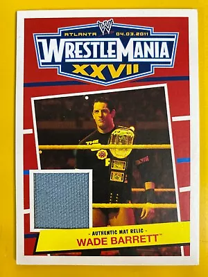 D55144 2012 Topps Heritage WWE Shirt Relics #NNO Wade Barrett  • $12