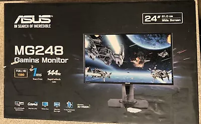 $250 • Buy Asus Gaming Monitor MG248 144Hz 1ms Response Time 24 Inch 61cm Wide Screen Black