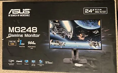 Asus Gaming Monitor MG248 144Hz 1ms Response Time 24 Inch 61cm Wide Screen Black • $250