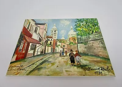 La Butte De Montmartre Utrillo Print On Board Metropolitan Museum Of Art 8 X 10 • $19.99