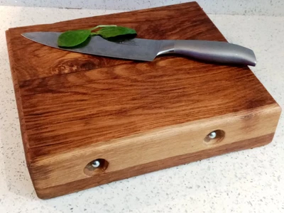 £55 • Buy Butchers Block/Chopping Board. Solid English Oak.  (Max Dim 31x27x7cm) 4.2kg.