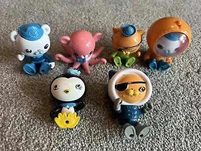 Octonauts Characters Figures Bundle X 6 Barnacles Prof Inkling Kwazii Peso • £10.99