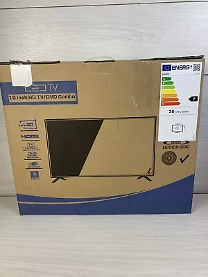 19” Inch 12v Volt TV DVD Combi Caravan Motorhome Remote LED HDMI USB DVB-T2 VW • £119.99
