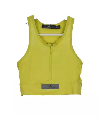 Adidas Stella McCartney Crop Top Yellow Womens Size XS • $26