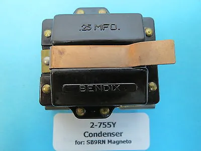 Bendix Scintilla SB9RN Magneto CONDENSER Pratt Whitney SNJ Aircraft R985 R1340 • $49.50