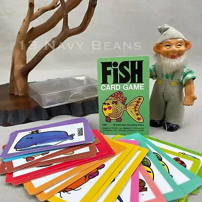 Whitman Go Fish Card Game Vintage 1975 Hard Case Go Fish Complete Deck 4907 • $59.99