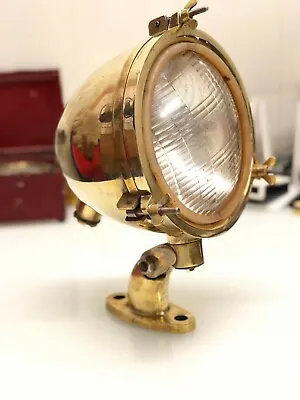 Reclaimed Authentic Ship Nautical Maritime Boat Mini Spot/search Light Antique • $306