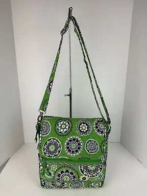 Vera Bradley Cupcake Green Adjustable Crossbody Messenger Shoulder Bag • $14.99