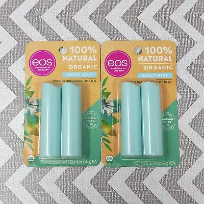 EOS EVOLUTION Of SMOOTH Super Soft Shea Lip Balm Stick Variety 8 Balms 2 Boxes • $12.69