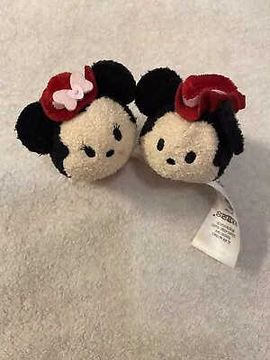 Disney Tsum Tsum Mini Plush Valentines Heart 2017 Mickey And Minnie Set Scented • $5