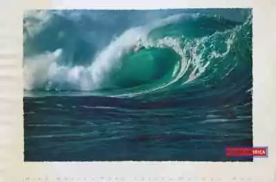 Mike Kelly Pure Color Waimea Bay Surfing Poster 24 X 36 • $67.78