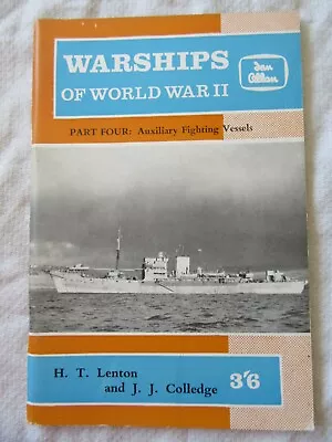 WARSHIPS Of WORLD WAR II ~ No.4 AUXILIARY FIGHTING VESSELS - Ian Allan ABC • £4.99