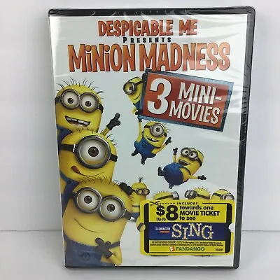 Despicable Me Presents Minion Madness Movie (DVD 2011) NEW SEALED • $5.57