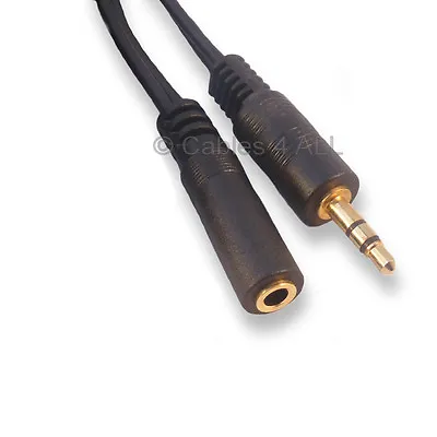 Long 15m Jack Headphone Extension Cable - 15 Metre  Male To Female Jack Lead • £7.48