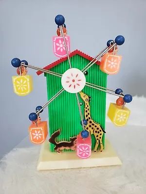 READ Vintage Amico Imports Musical Ferris Wheel Rotating Bank  • $55