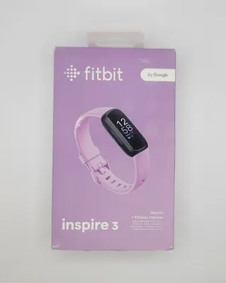 Fitbit Inspire 3 Heart Rate Monitor Health & Fitness Tracker | Lilac Bliss • $67.97