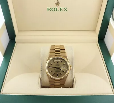 1979 Rolex Day-Date Oysterquartz 19018 Champagne Dial 18kt President 36mm • $12200